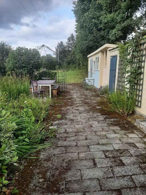 شقة Off Grid Rosie Sheperd Hut And Summerhouse Plus 1 Acre At Tanyrallt Llanybyther المظهر الخارجي الصورة