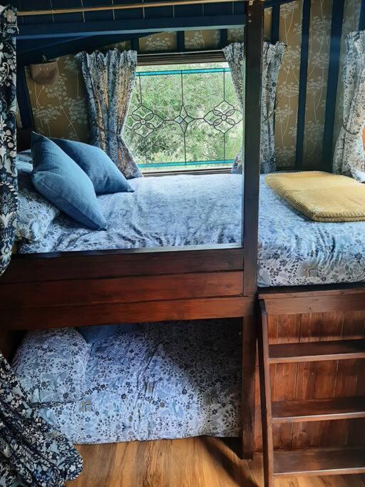شقة Off Grid Rosie Sheperd Hut And Summerhouse Plus 1 Acre At Tanyrallt Llanybyther المظهر الخارجي الصورة